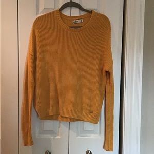 Yellow knitted Women’s sweater